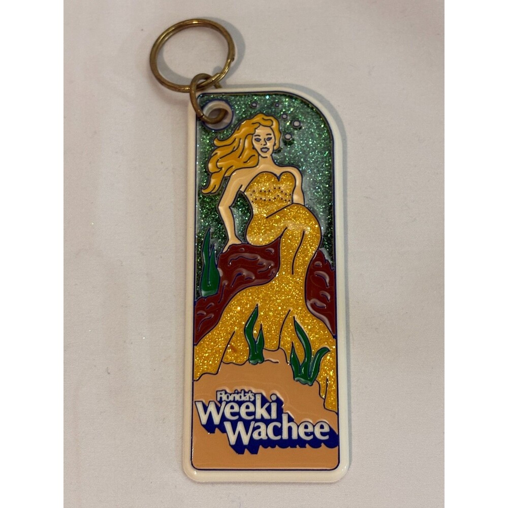 Vintage Florida - WEEKI WACHEE SPRINGS Mermaid Keychain